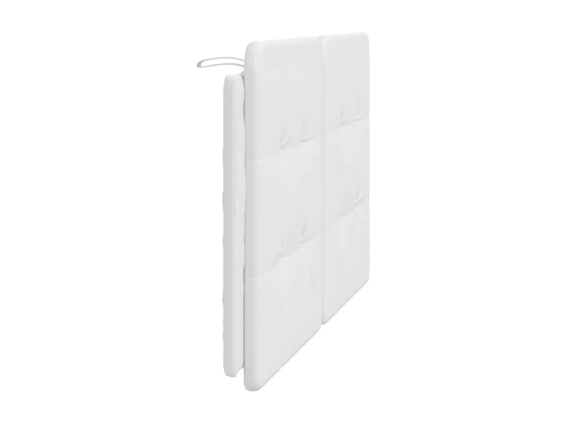 Coussin de tête de lit blanc 140 cm similicuir