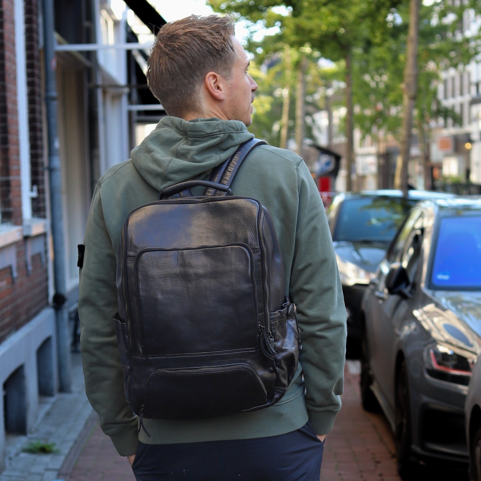 Laptop rugzak 'Aart' zwart Zwart