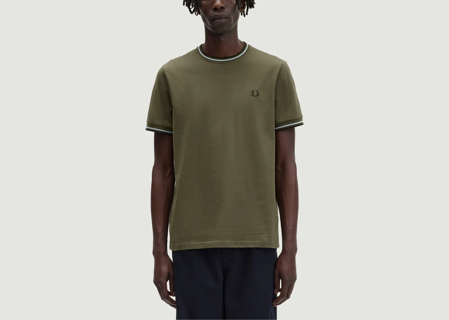T-shirt à double liseré Fred Perry