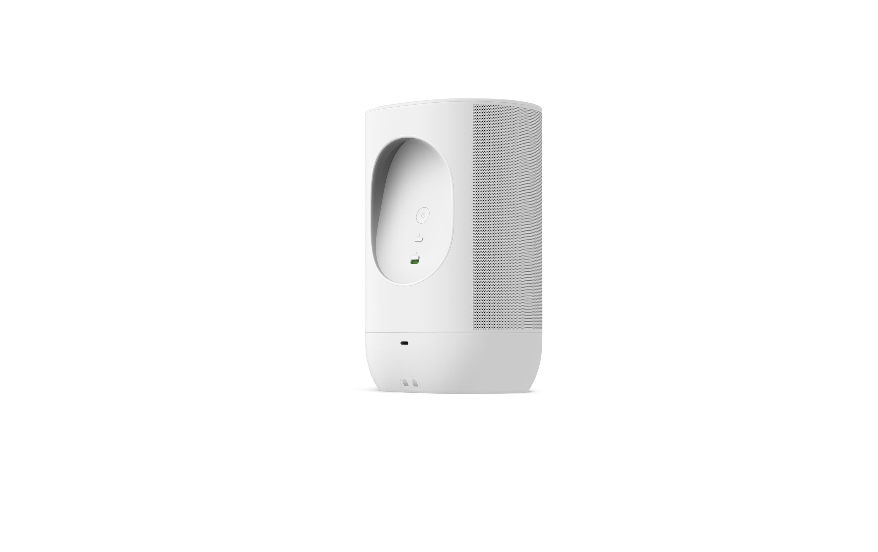 Smart Speaker Move 2 Weiss<br>Komplett überarbeiteter, leistungsstarker Smart Speaker