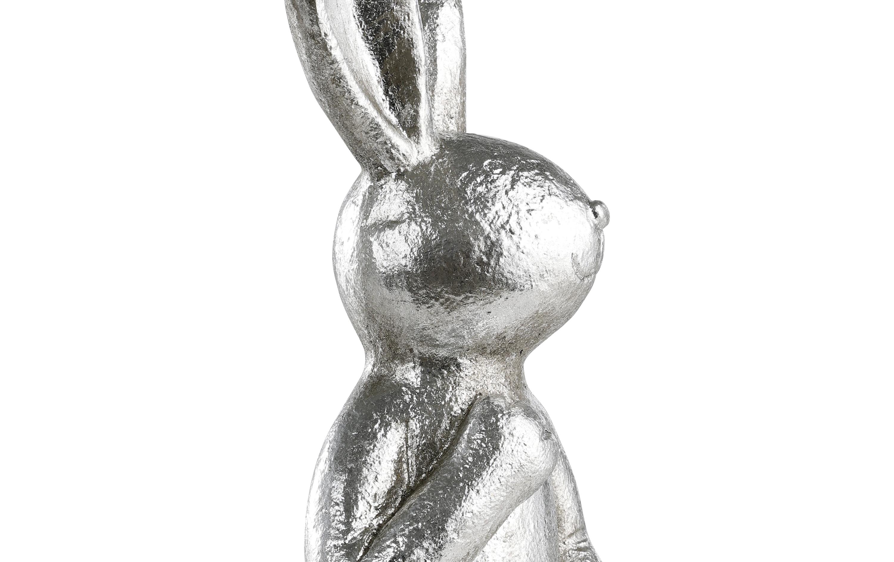 Hase Chilandy 25.5 cm, SilberHasenfigur