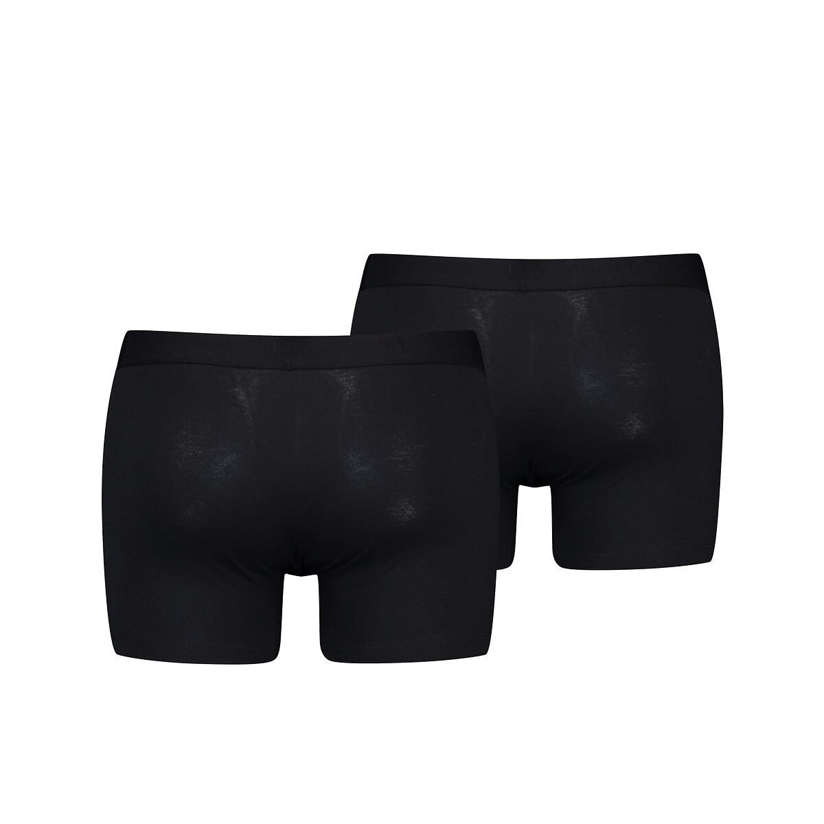Conjunto de 2 cuecas boxer pretas lisas da Levi's