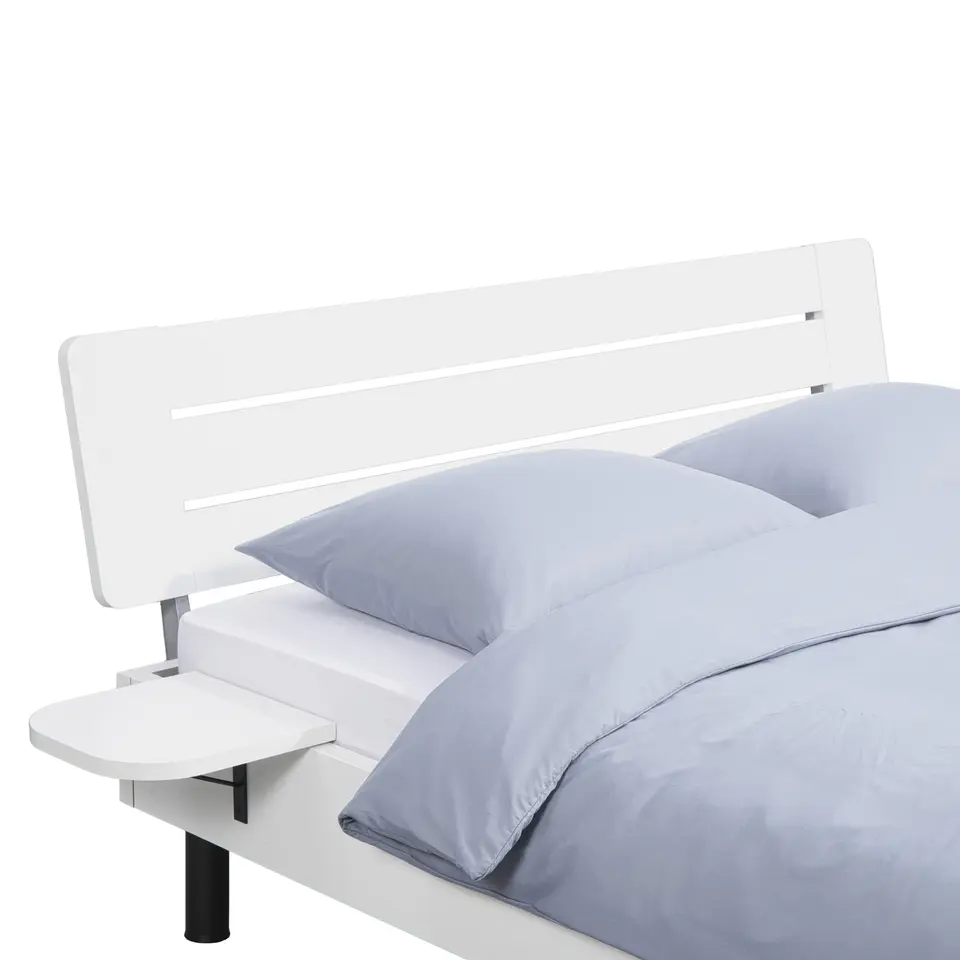Hoofdbord Nova - wit - 140 cm