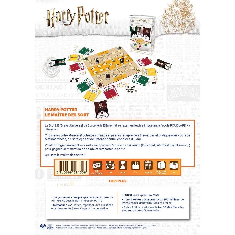 HARRY POTTER - LE MAITRE DES SORTS