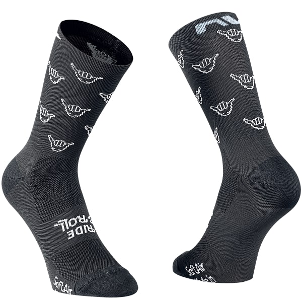 Chaussette vélo NORTHWAVE RIDE & ROLL SOCK BLACK