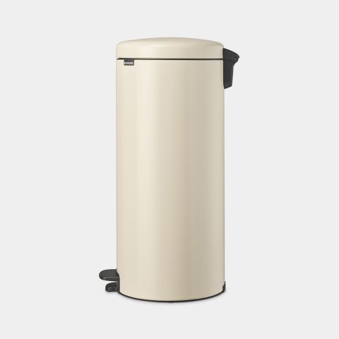 NewIcon Pedaalemmer, 30 liter, kunststof binnenemmer - Soft Beige