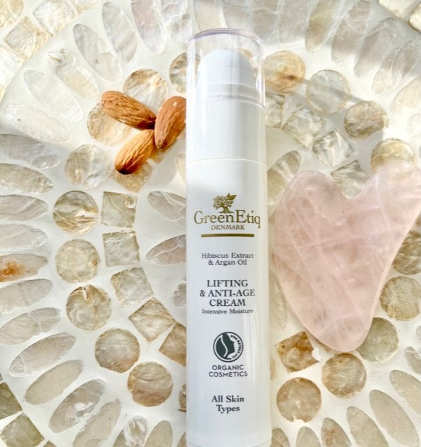 GreenEtiq  Lifting & Anti Age Hibiscus & Argan Oil creme - 50 ml.
