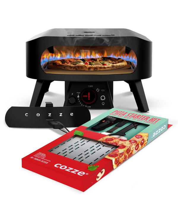Cozze Gas-Pizzaofen Rotate Black Edition 43 cm