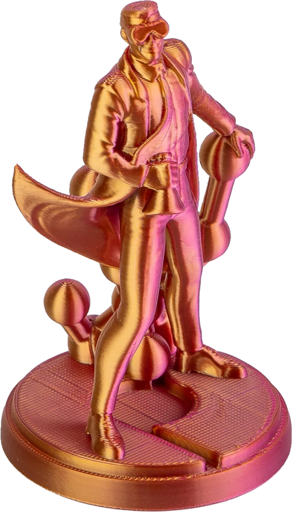 Polymaker  Panchroma™ PLA Dual Silk Banquet (Gold-Magenta), 1,75 mm / 1000 g    Zweifarbige Magie mit Seidenglanz in Banquet