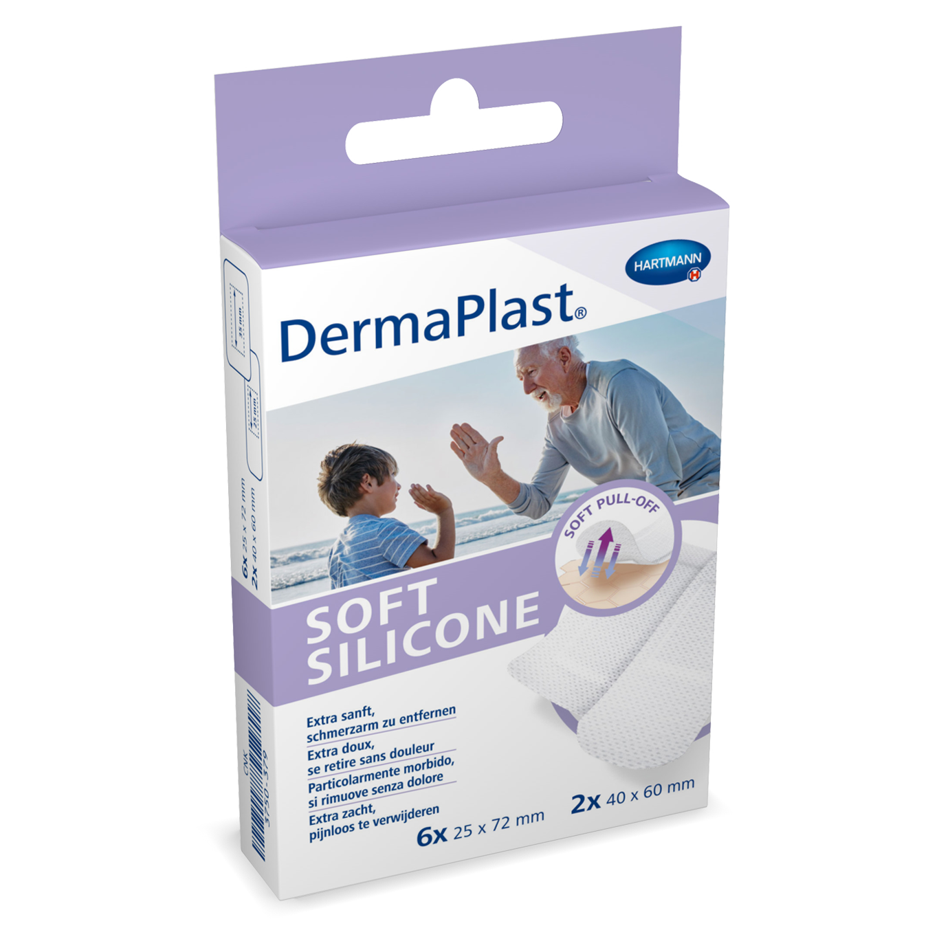 DERMAPLAST Soft Silicone Strips<br>8 Stück