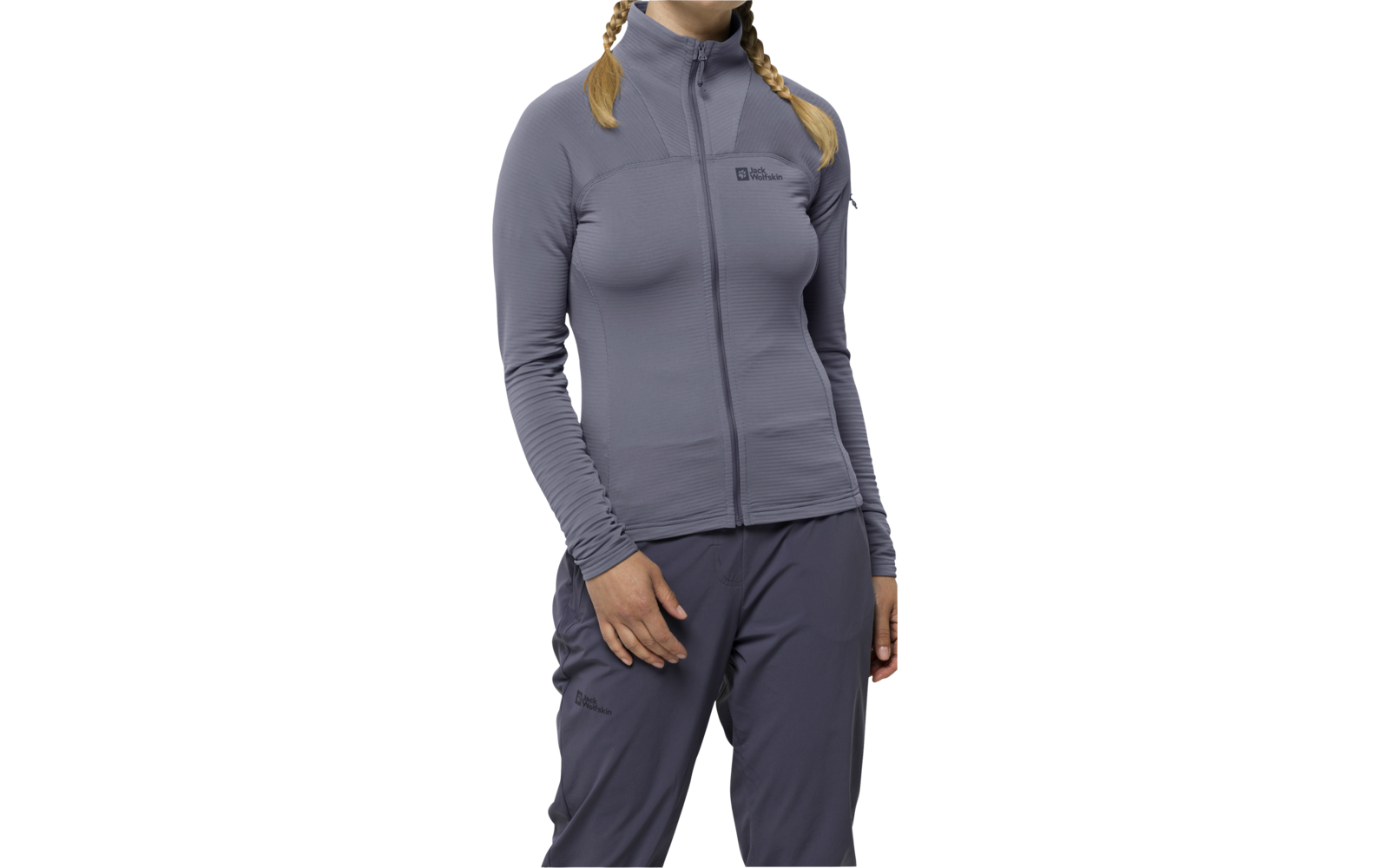 Jack Wolfskin Prelight Fz Damen Fleecejacke rose smoke