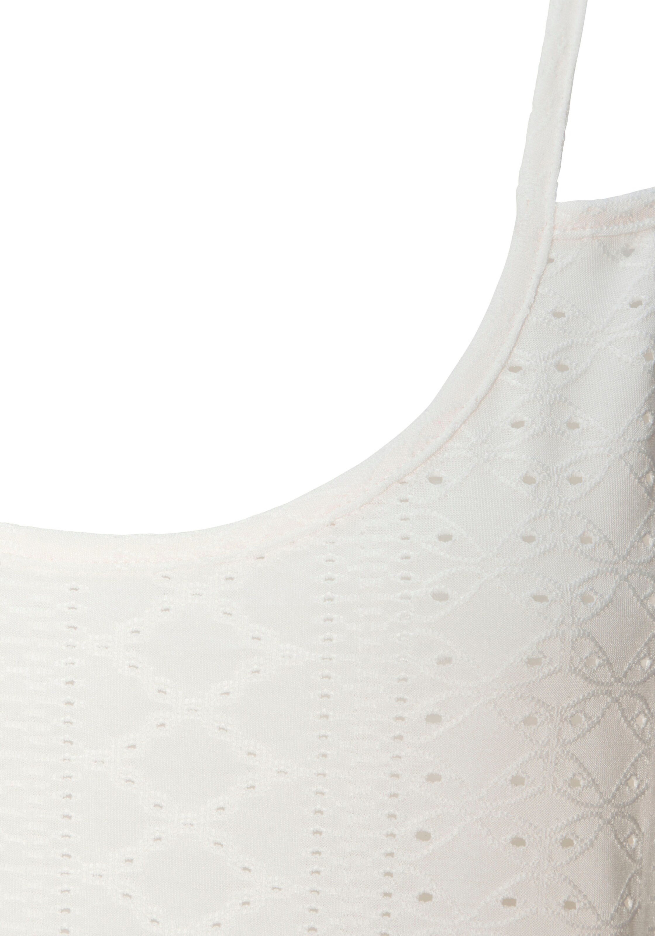 Vivance Spaghettitop in creme, schwarz