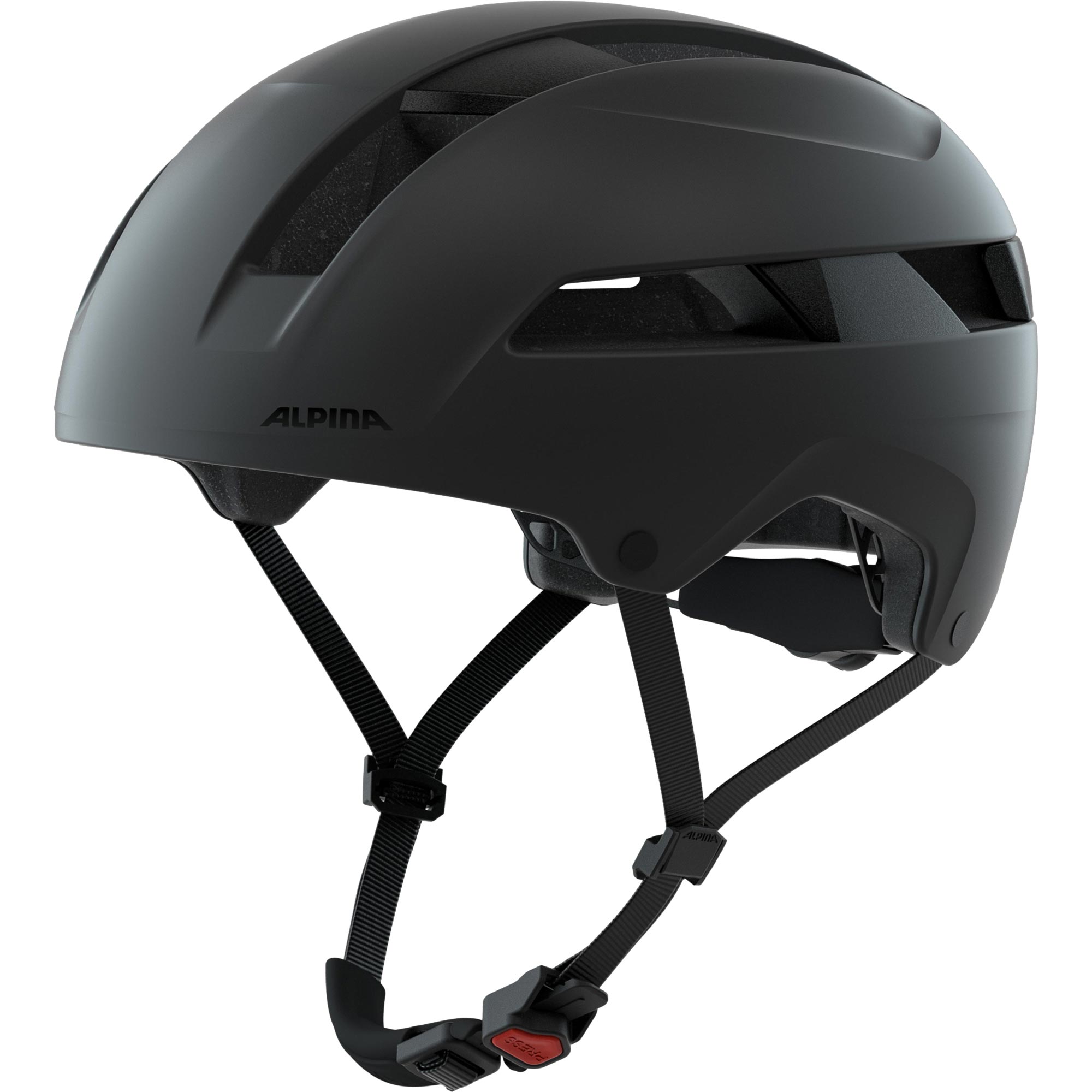 Alpina Soho City Radhelm mattschwarz
