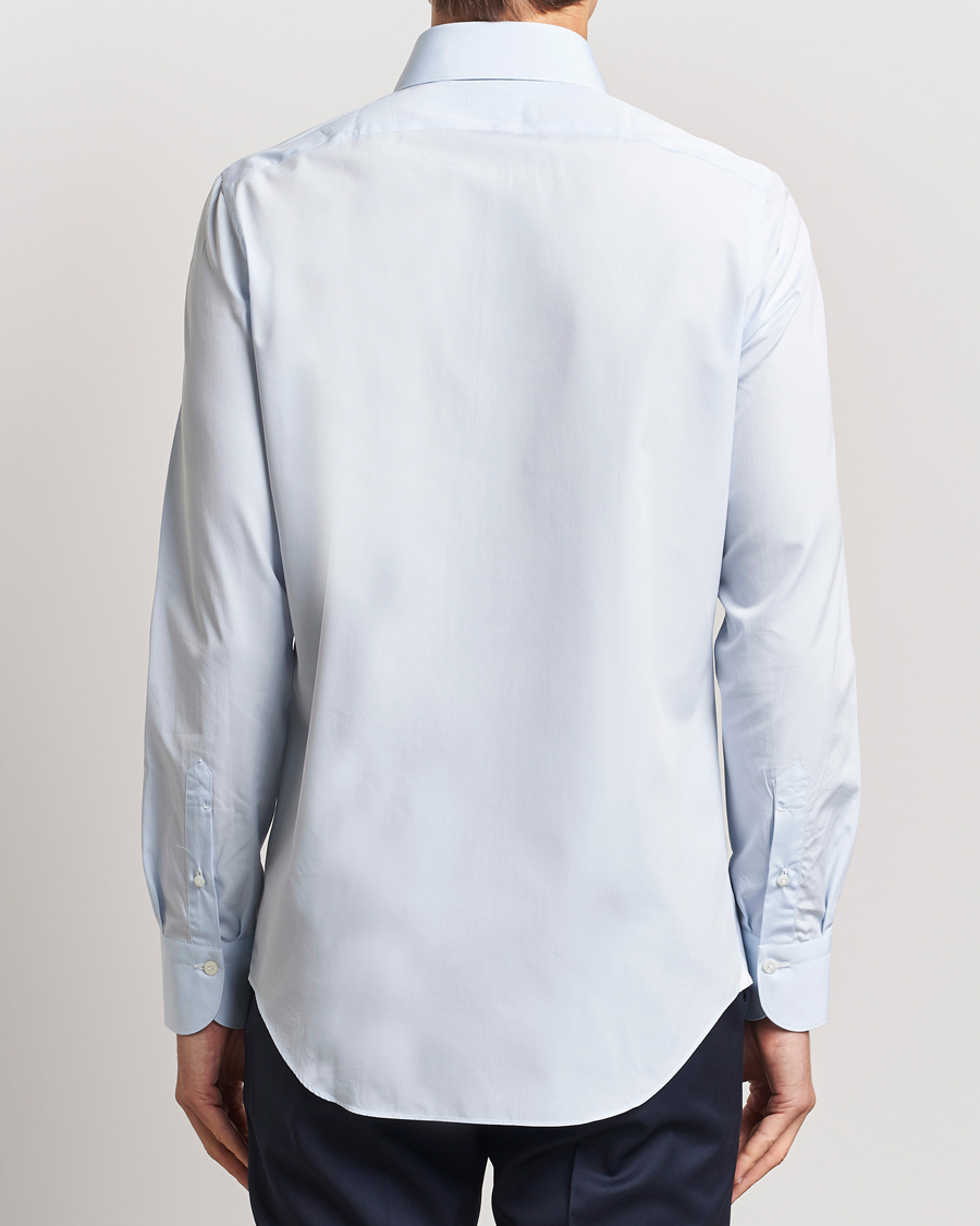 Finamore Napoli Milano Slim Fit Classic Shirt Light Blue