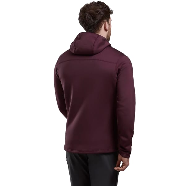 Veste polaire randonnée MONTANE FURY HOODIE DARK GARNET