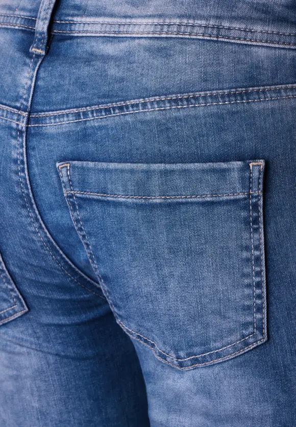 Slim Fit Jeans - light blue random wash