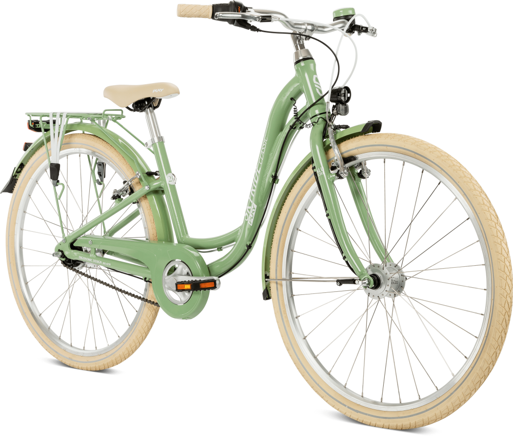 Puky Skyride 26-7 Classic Børnecykel Retro Grøn