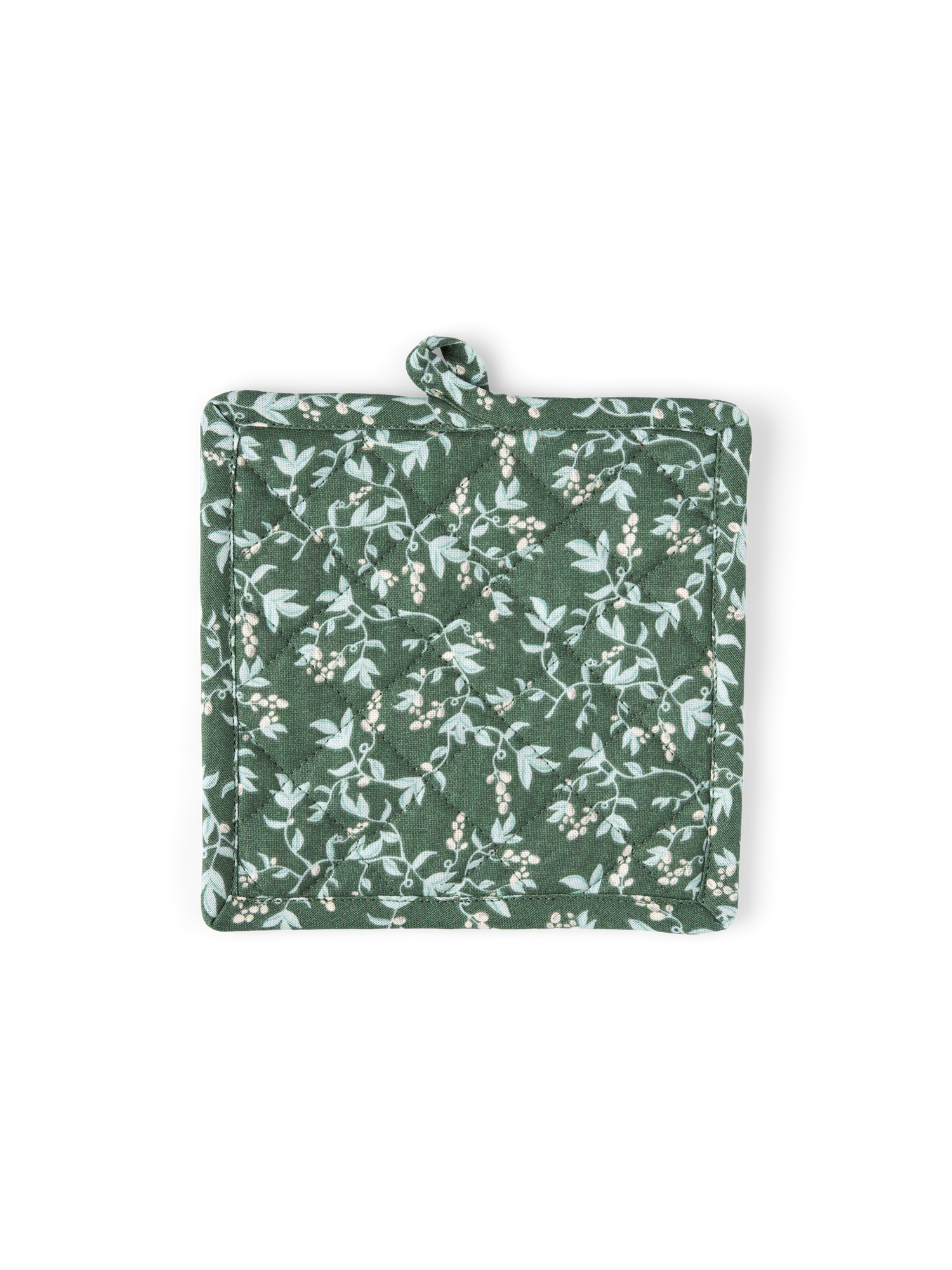 Grydelap | Bomuld/polyester. 19 x 19 cm. | Moss Green