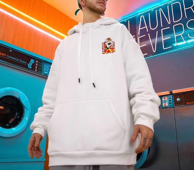 Cowpow - Leeuwendans Print Hoodie