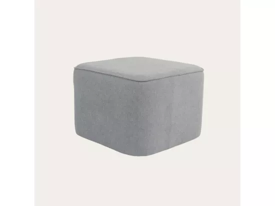 Puff tapissée tapissé Gris 60x42
