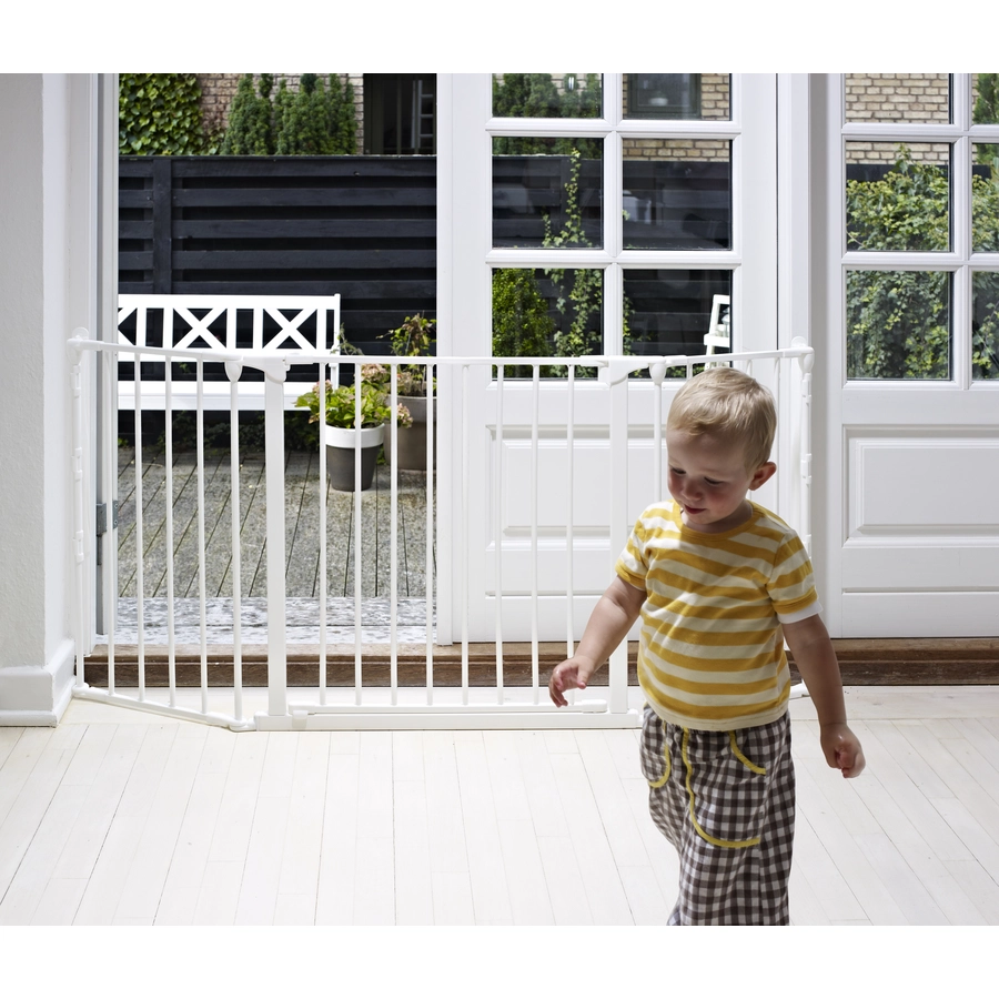 BabyDan Schutzgitter Flex M 90 bis 146 cm, weiß
