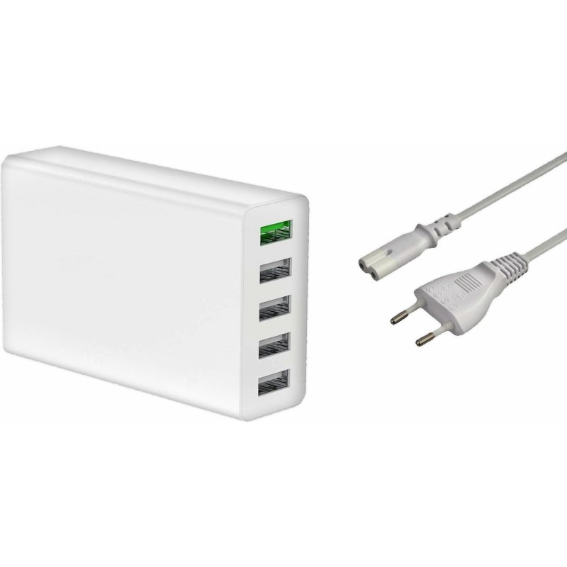 DLH DY-AU4940 chargeur d'appareils mobiles Universel Blanc Secteur Charge rapide Intérieure