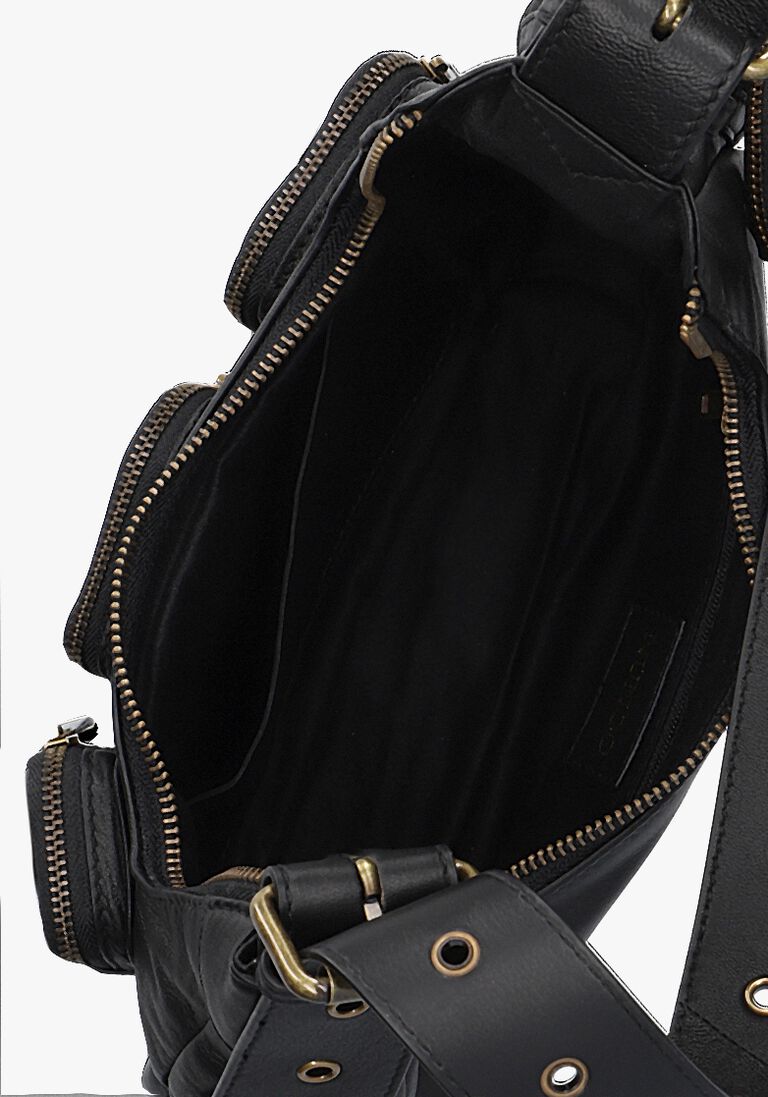 N\u00DANOO zwarte n&uacute;noo schoudertas sally small pocket sheep