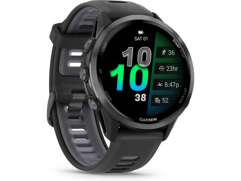 GARMIN Forerunner 970 Black/Amp Yellow Premium GPS-Sportuhr mit AMOLED-Display für Laufen und Triathlon