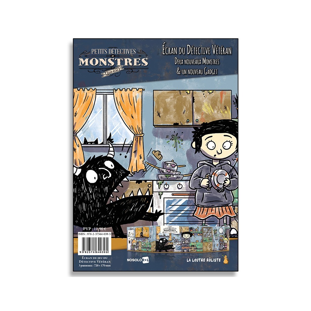Petits Détectives de Monstres - Ecran du Détective Vétéran