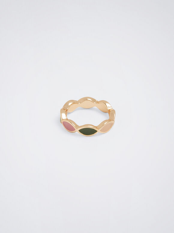 Anel esmaltado - Multicolorido