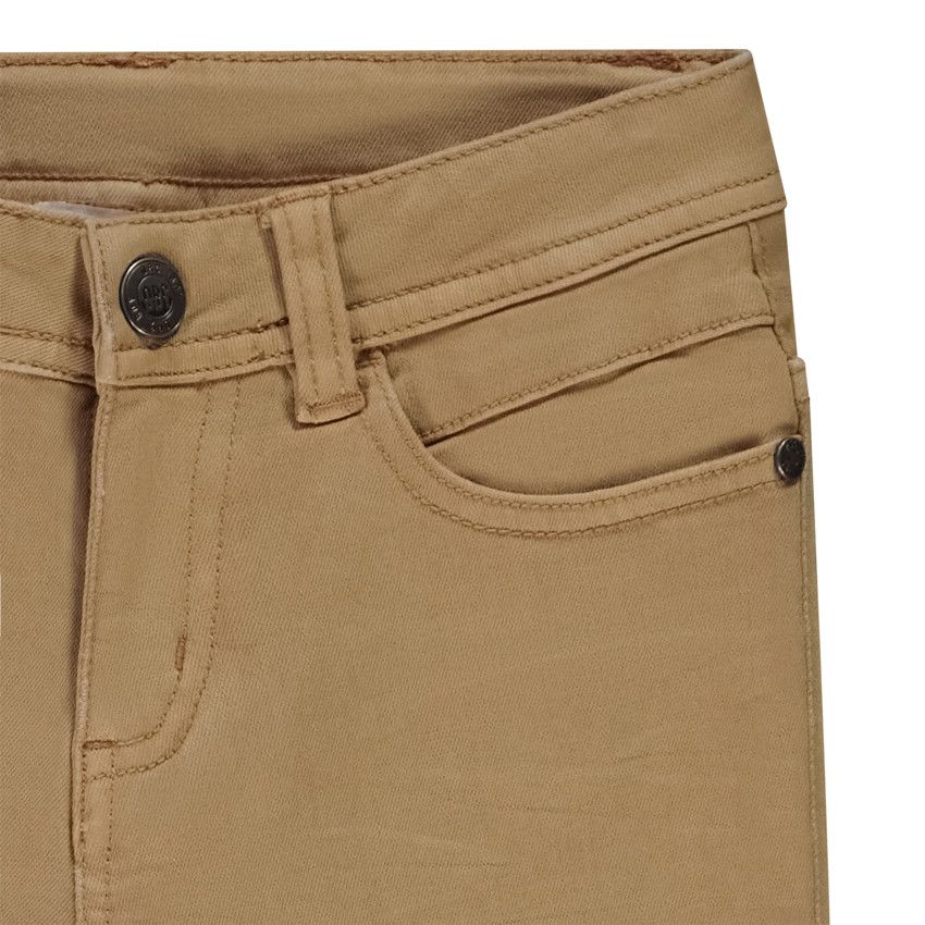 Jean slim en denim uni pour garçon - Moutarde