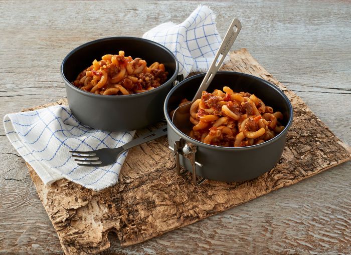 Spicy Beef Casserole with Noodles måltid