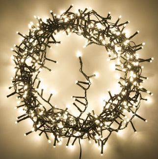 Kerstverlichting - Clusterverlichting - Warm Wit - 400 LED - 8 Meter - Voor Binnen en Buiten