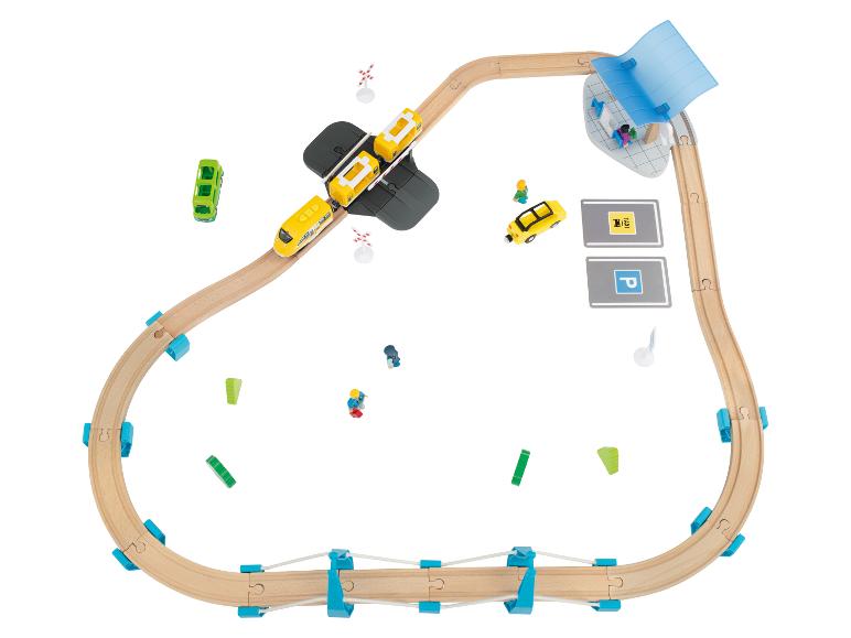Houten treinset