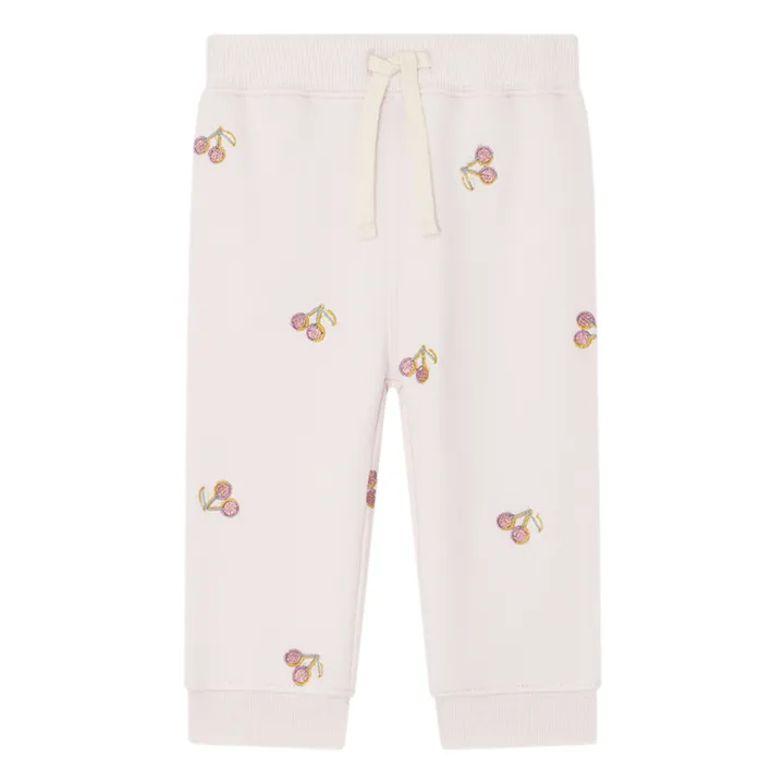 Bonpoint Jogger Bambo Cerises | Rose poudré