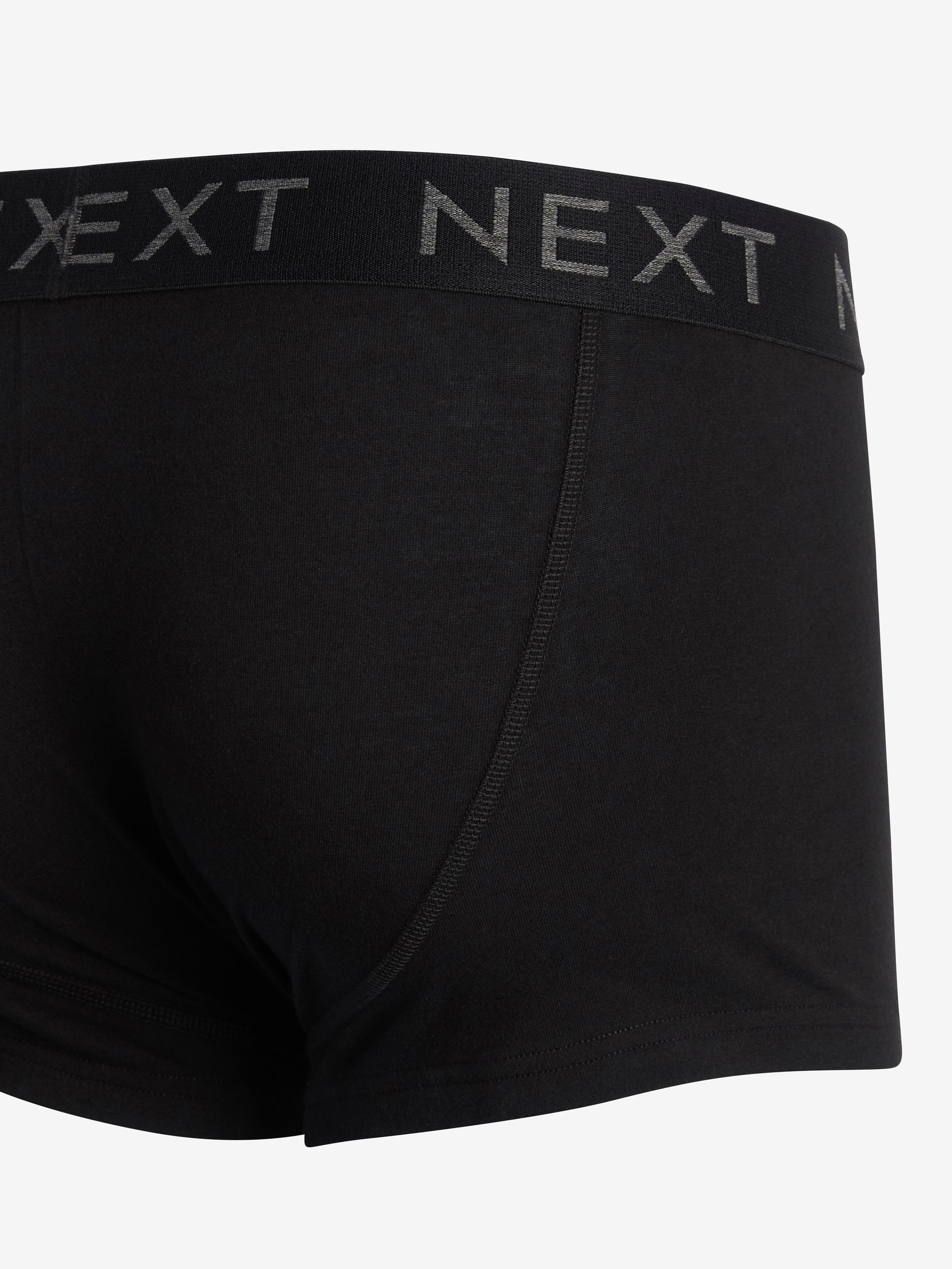Zwart - Hipster boxers van katoenrijke mix