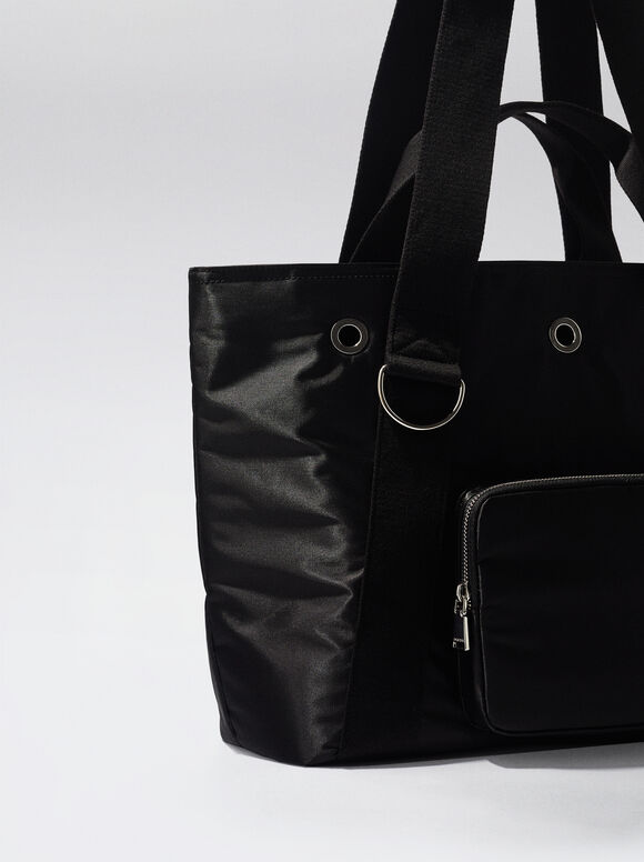 Transportadora para animais de estimação personalizável - Preta