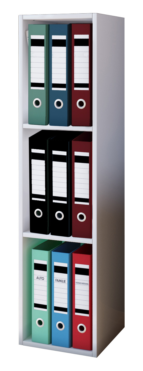 Büro-Regal OFFAS - weiß - 34 cm