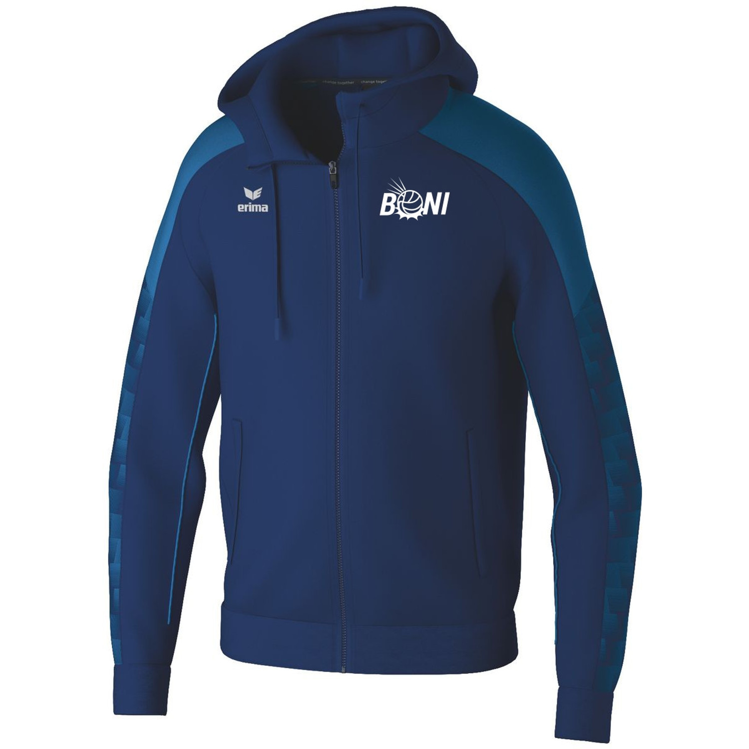 Erima Evo Star Full Zip Hoodie Heren vv Boni