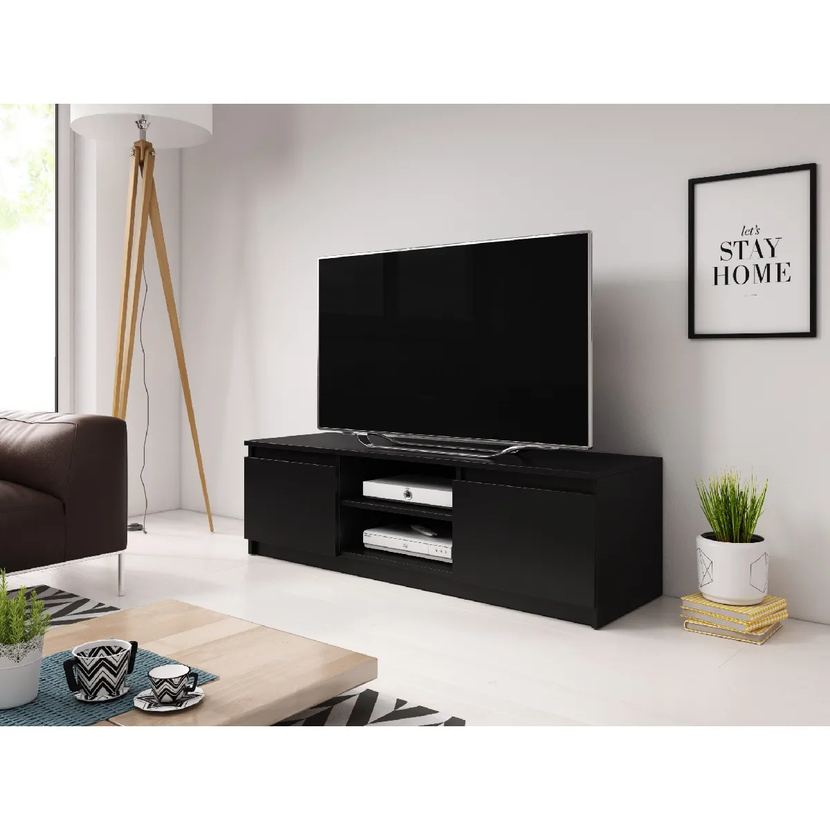 Other Brands OTHER_BRANDS Meuble TV Dingo - Noir Graphite