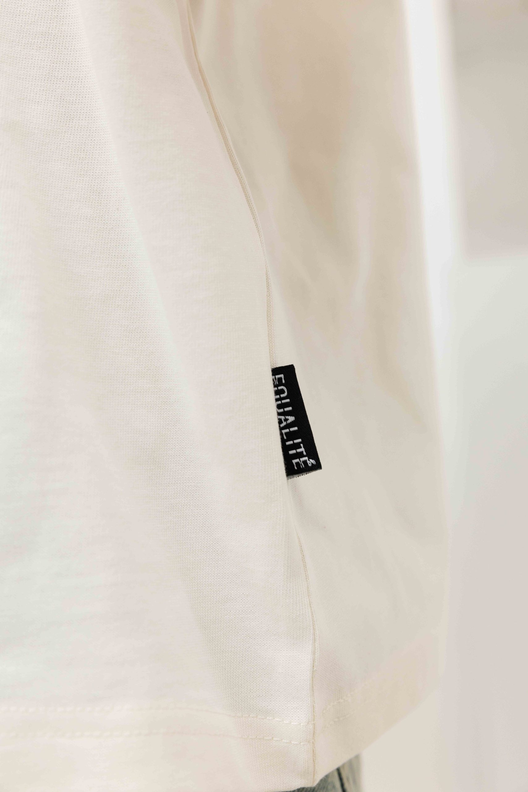 Equalité Dani Boxy T-Shirt Heren Gebroken Wit