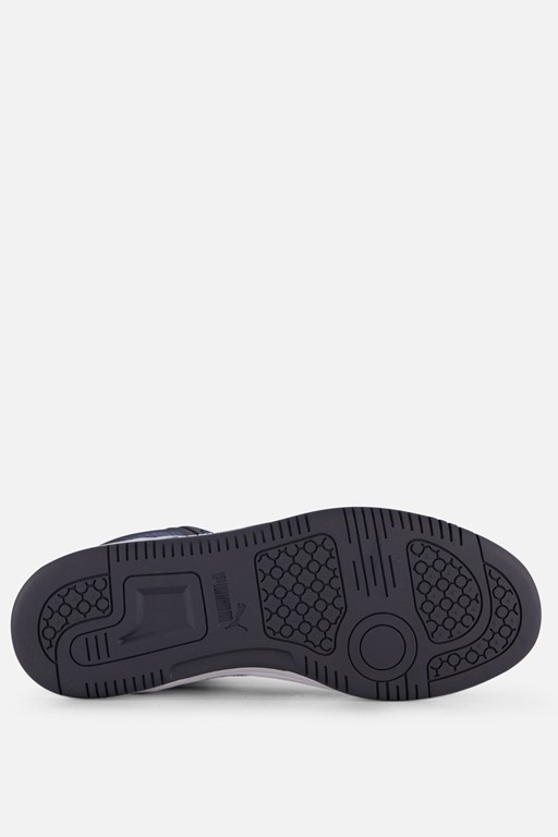Puma Rebound v6 Sneakers wit Imitatieleer