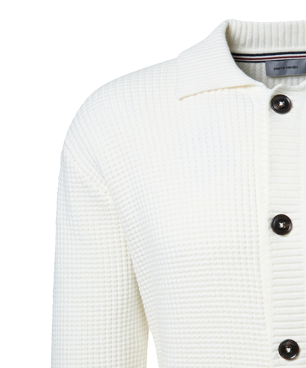 Pierre Cardin Strickjacke , mit Rippbündchen