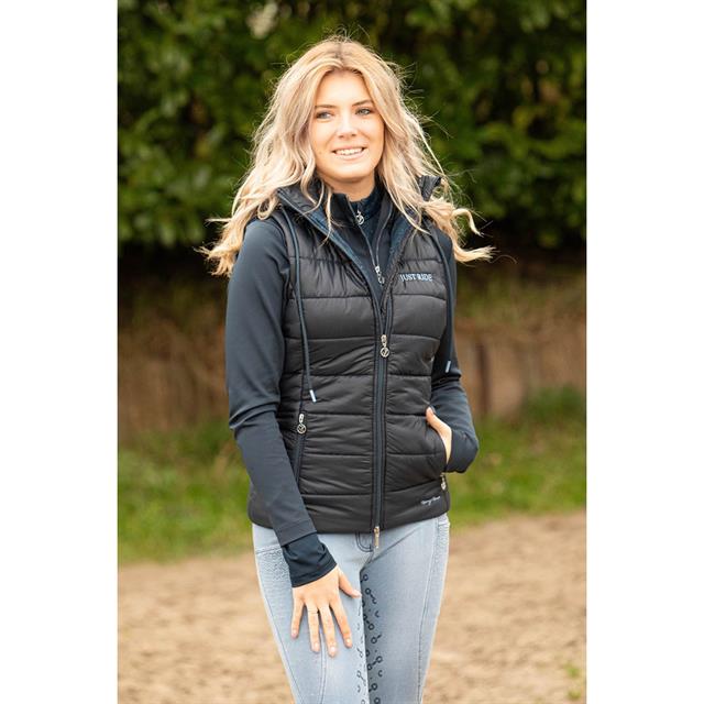 Bodywarmer Harry's Horse Just Ride Retro Donkerblauw