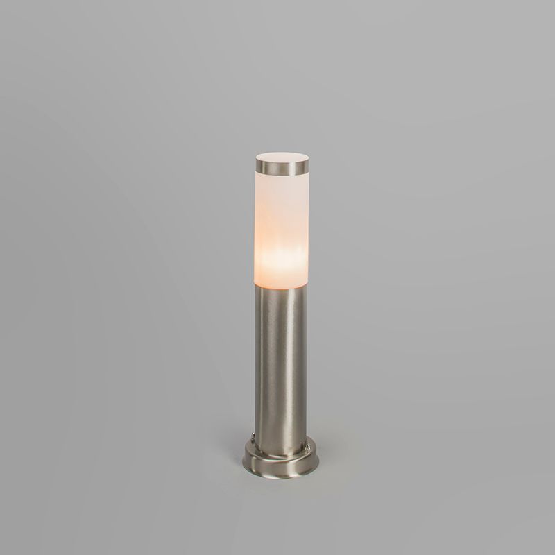 Buitenlamp paal staal 45 cm IP44 - Rox met grondpin en kabelmof