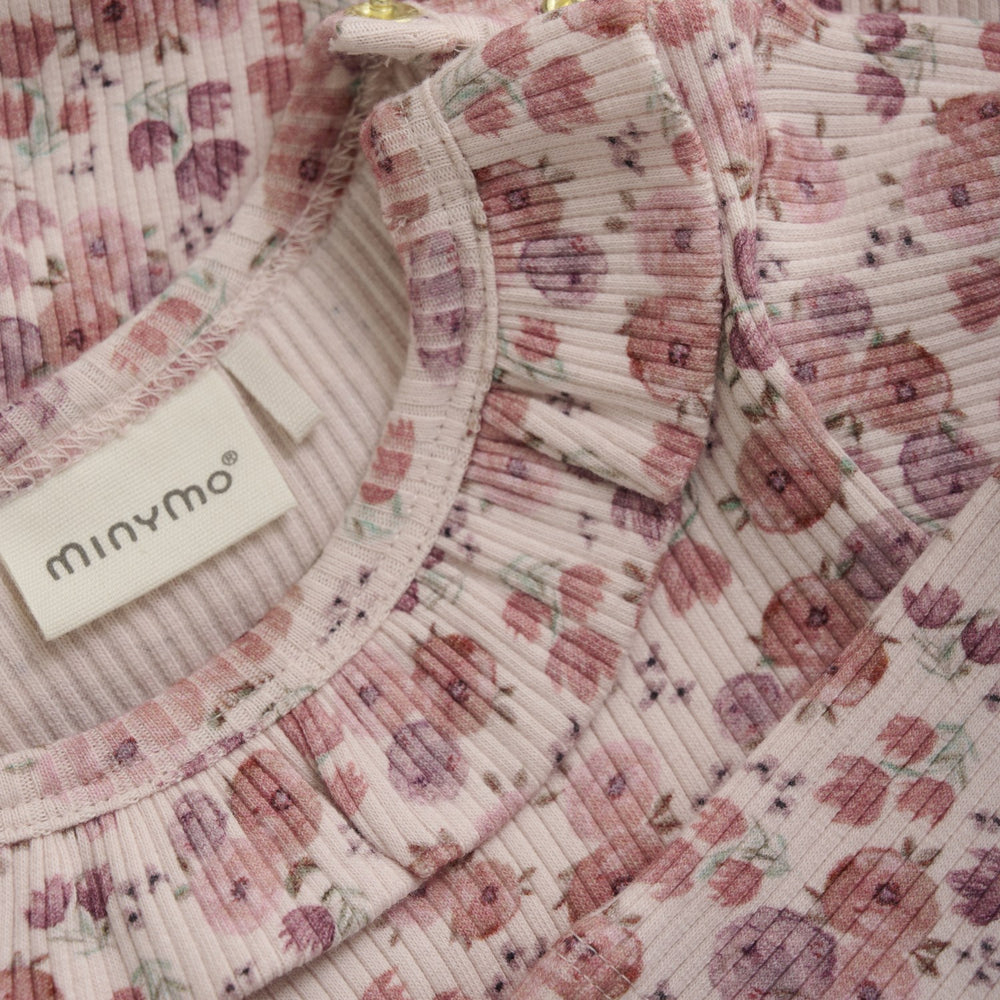 Køb Minymo Peach Whip Body AOP Rib