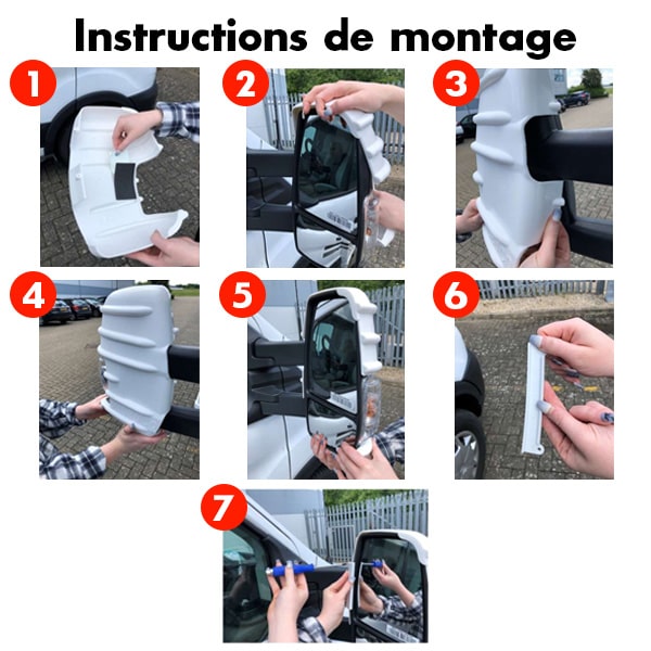 Coques rétros Transit MILENCO Blanches