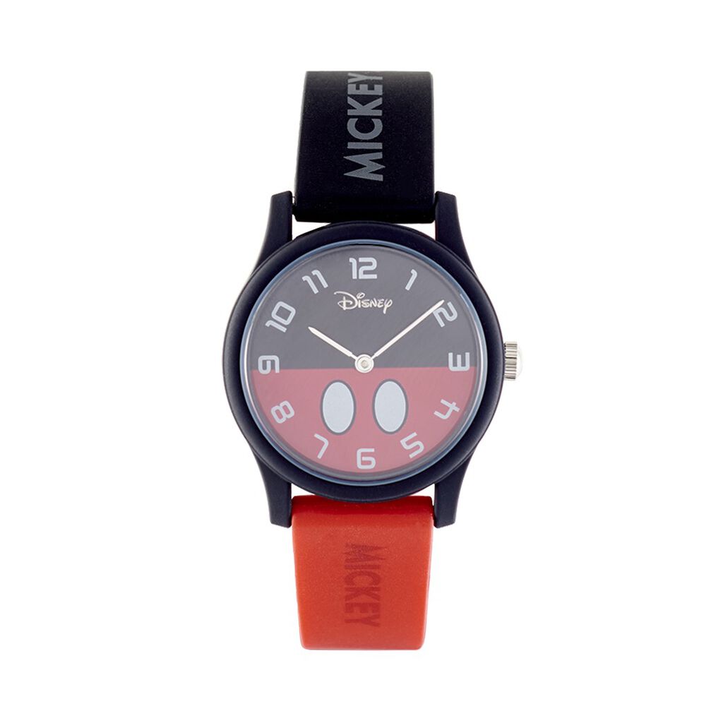 Montre  Noir Et Rouge