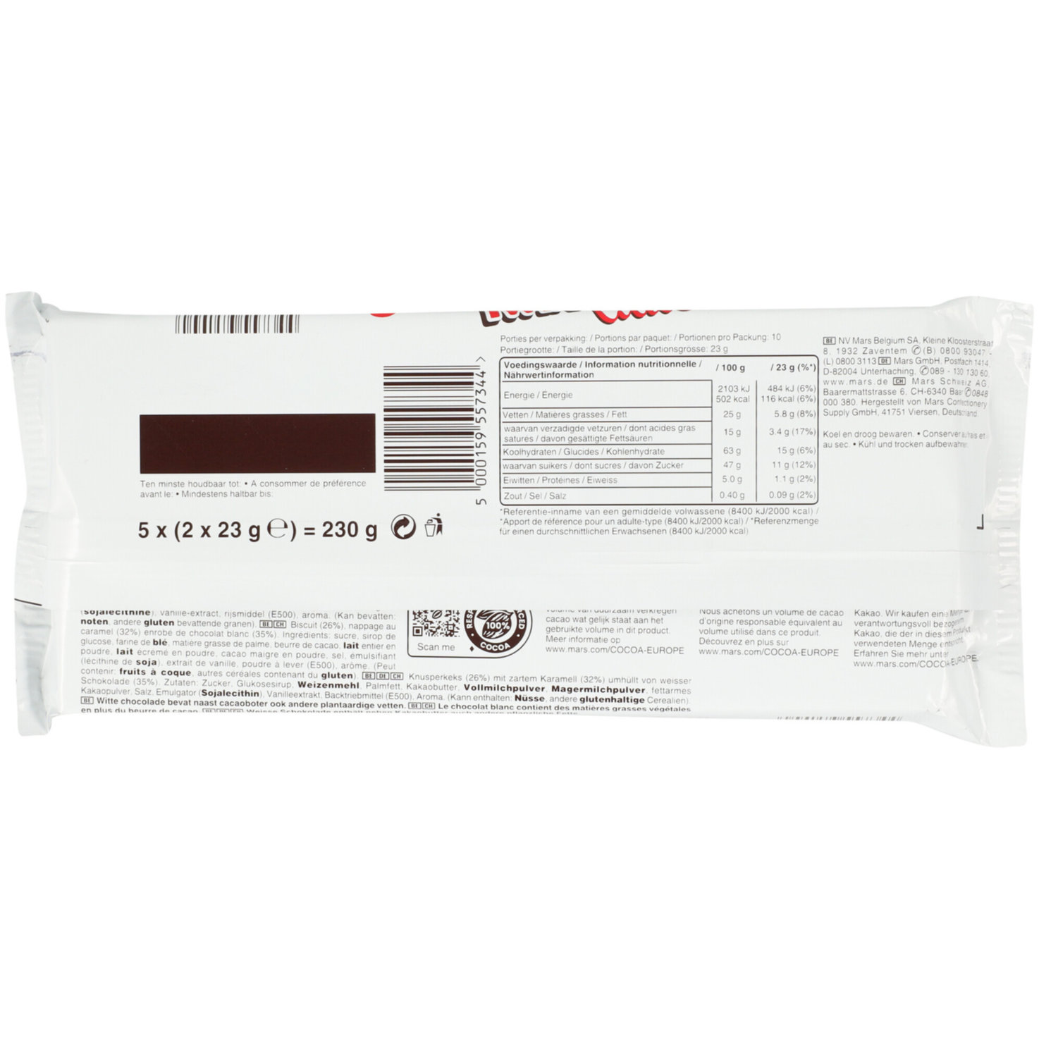 Twix White 5x46g