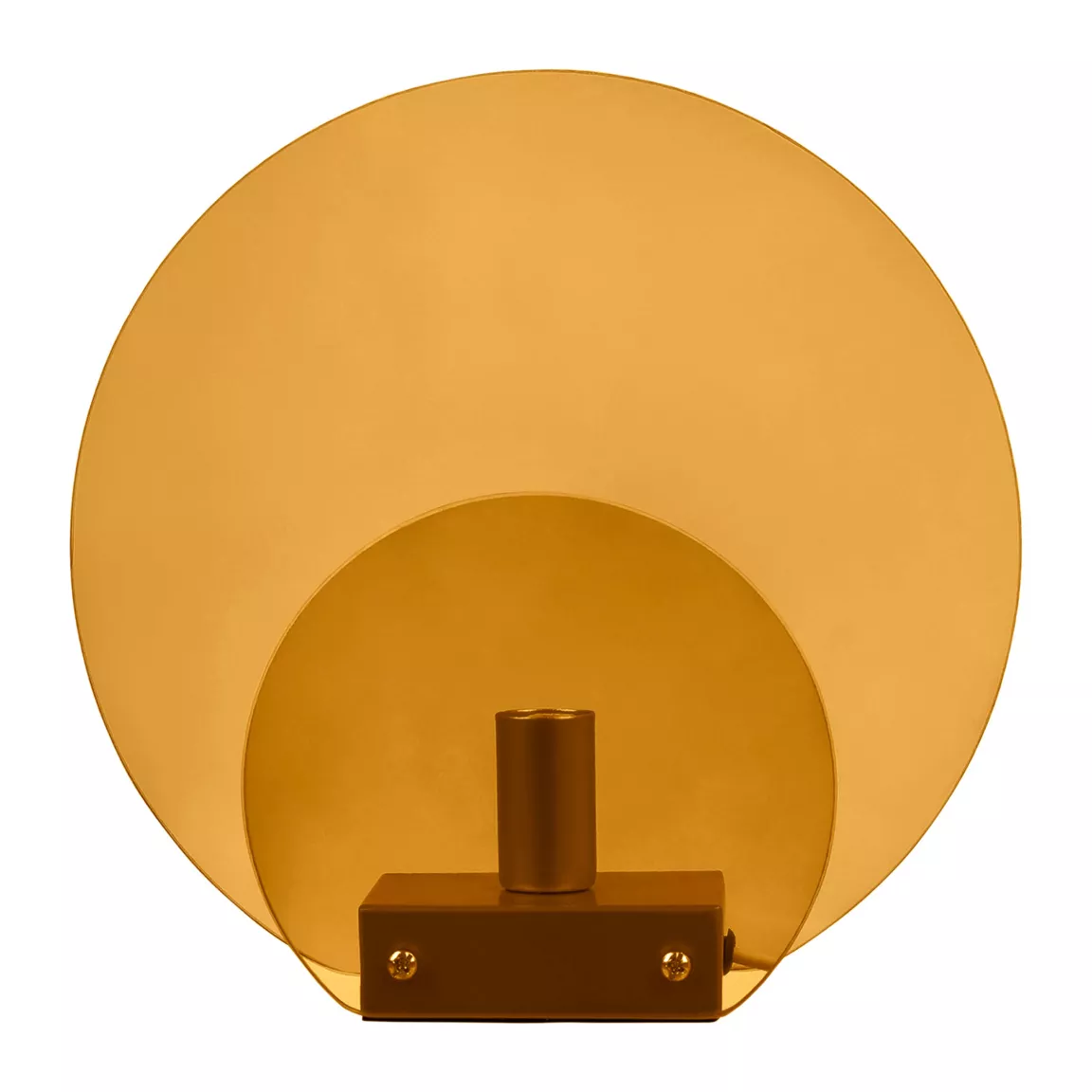 Lampe à poser en verre (D22 cm) Bowie Orange